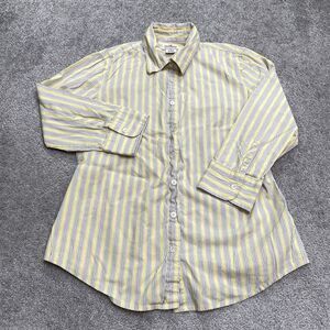J.Crew Haberdashery Stretch Shirt Womens Medium Multi Striped Button Down Casual